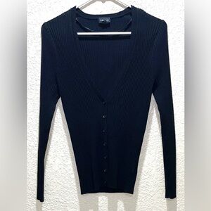 Torrid Black Fitted Cardigan Sweater